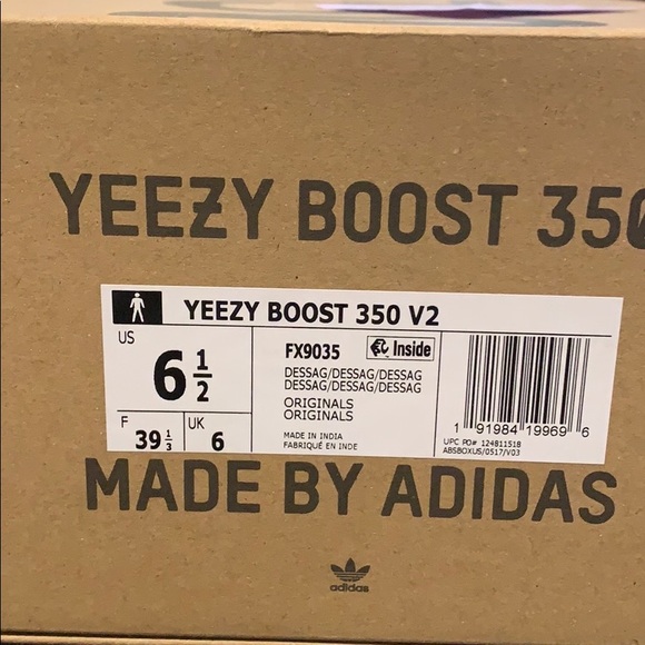 Yeezy Boost 350 V2 Grey NWT - Picture 2 of 3